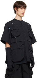 Archival Reinvent Black WIND AND SEA Edition Military Bags Shirt