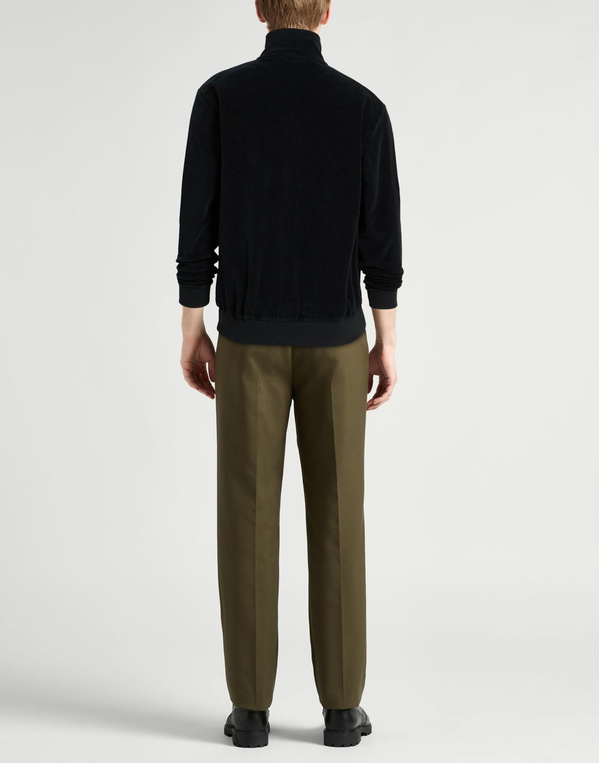 Crossley Mens Sweatshirt in Black