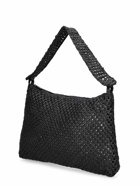 ST.AGNI Macramé Woven Leather Shoulder Bag