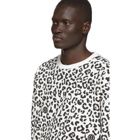 Vyner Articles White and Black Leopard Chaos Long Sleeve T-Shirt