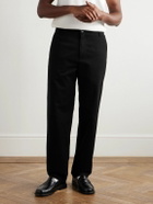 A.P.C. - Lawrence Straight-Leg Cotton-Twill Chinos - Black