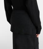 Lemaire Wool-blend midi skirt