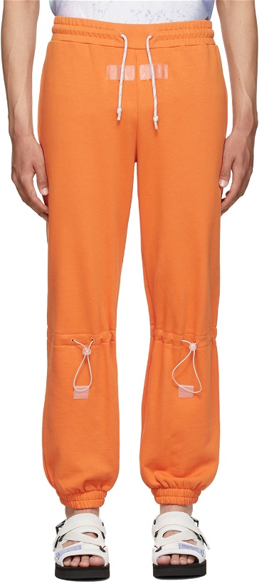 Photo: MCQ Orange Drawstring Lounge Pants