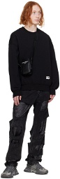 Dolce&Gabbana Black Printed Sweatshirt
