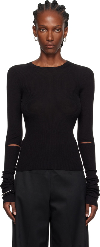 Photo: Ann Demeulemeester Black Lyell Sweater
