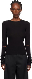 Ann Demeulemeester Black Lyell Sweater