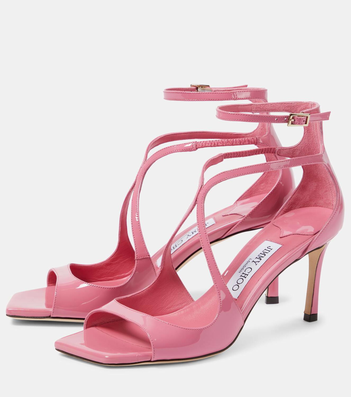 新品★Jimmy Choo★Ixia ヒールパンプス ピンク Ixia 95 | Latte パテントレザー・パンプス | 新作コレクション
