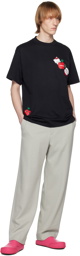 Soulland Black Hello Kitty Edition Apple T-Shirt