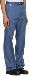 Vivienne Westwood Blue Organic Cotton Trousers
