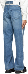 Ambush Blue Drawstring Side-Taped Jeans