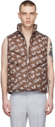 ERL Khaki Polyester Down Vest