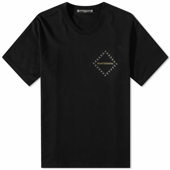 Photo: MASTERMIND WORLD Men's Square Logo T-Shirt in Black