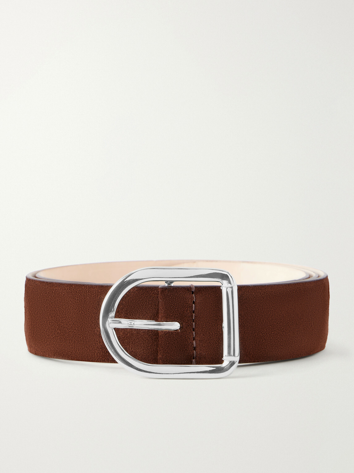 Déhanche - 3cm Mija Suede Belt - Brown