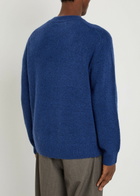 Wax London Wilde Wool-blend Jumper Blue
