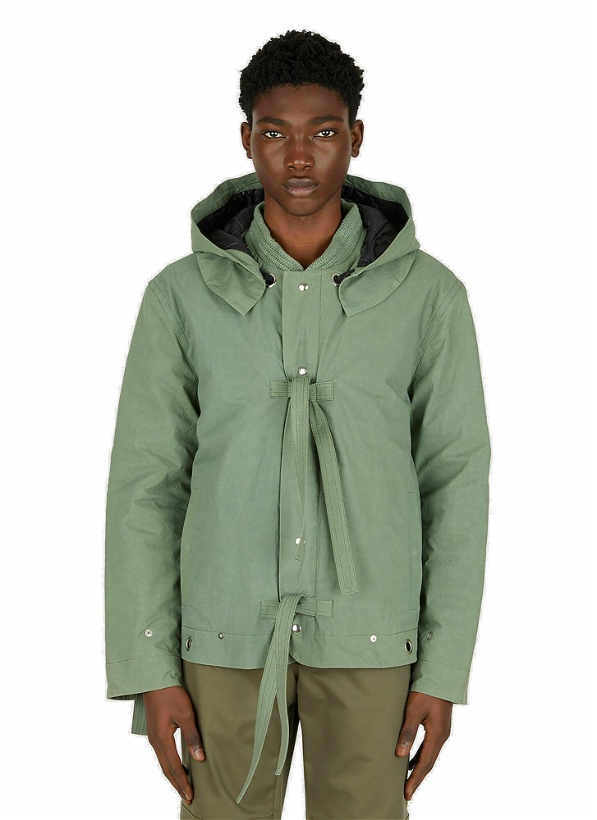 Photo: Reversible Quilted Jacket in Green