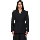 EGONlab Black Egonic Double Breasted Blazer
