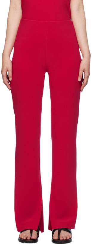 Photo: Birrot Pink Lay2 Straight Trousers