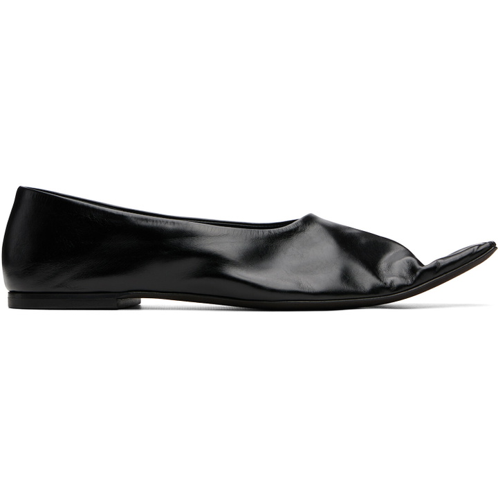 Photo: KHAITE Black Marlene Ballerina Flats