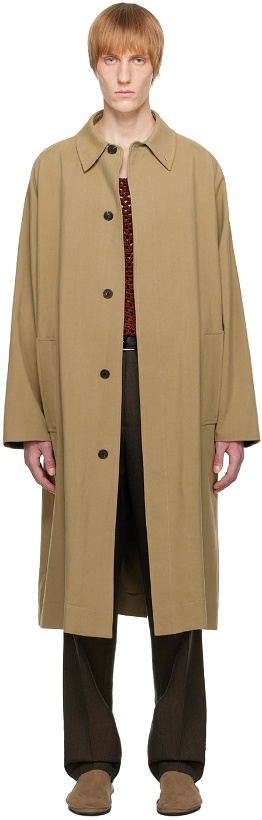 Photo: The Row Taupe Lewis Coat
