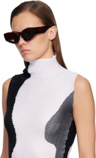 LOEWE Brown Paula's Ibiza Goggle Cat-Eye Sunglasses
