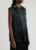 Day Birger ET Mikkelsen Marlin Satin Wrap top Black