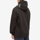 Maharishi Men's Peace Cranes Embroidery Hoody in Black