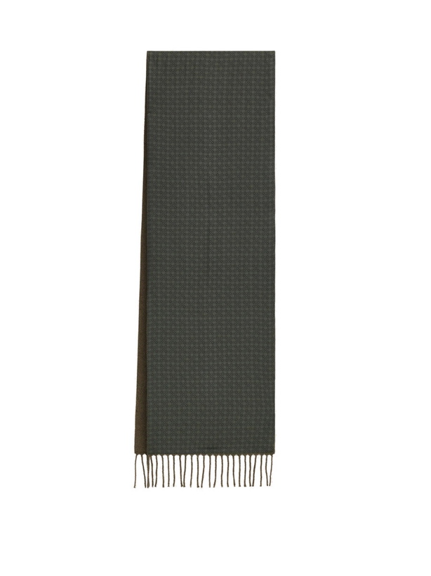 Photo: Ferragamo Mens Double face scarf in Green