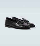 Rubinacci Marphy Loira croc-effect leather loafers