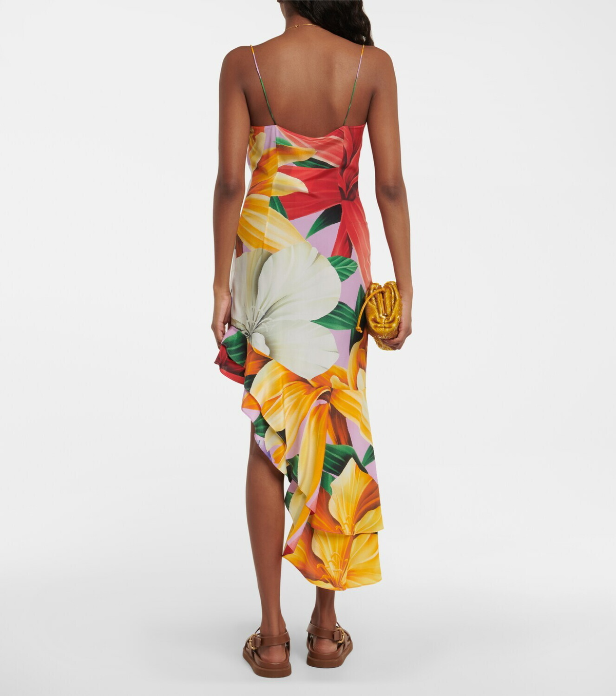 etro asymmetric dress ETRO Asymmetric paisleyprint midi dress