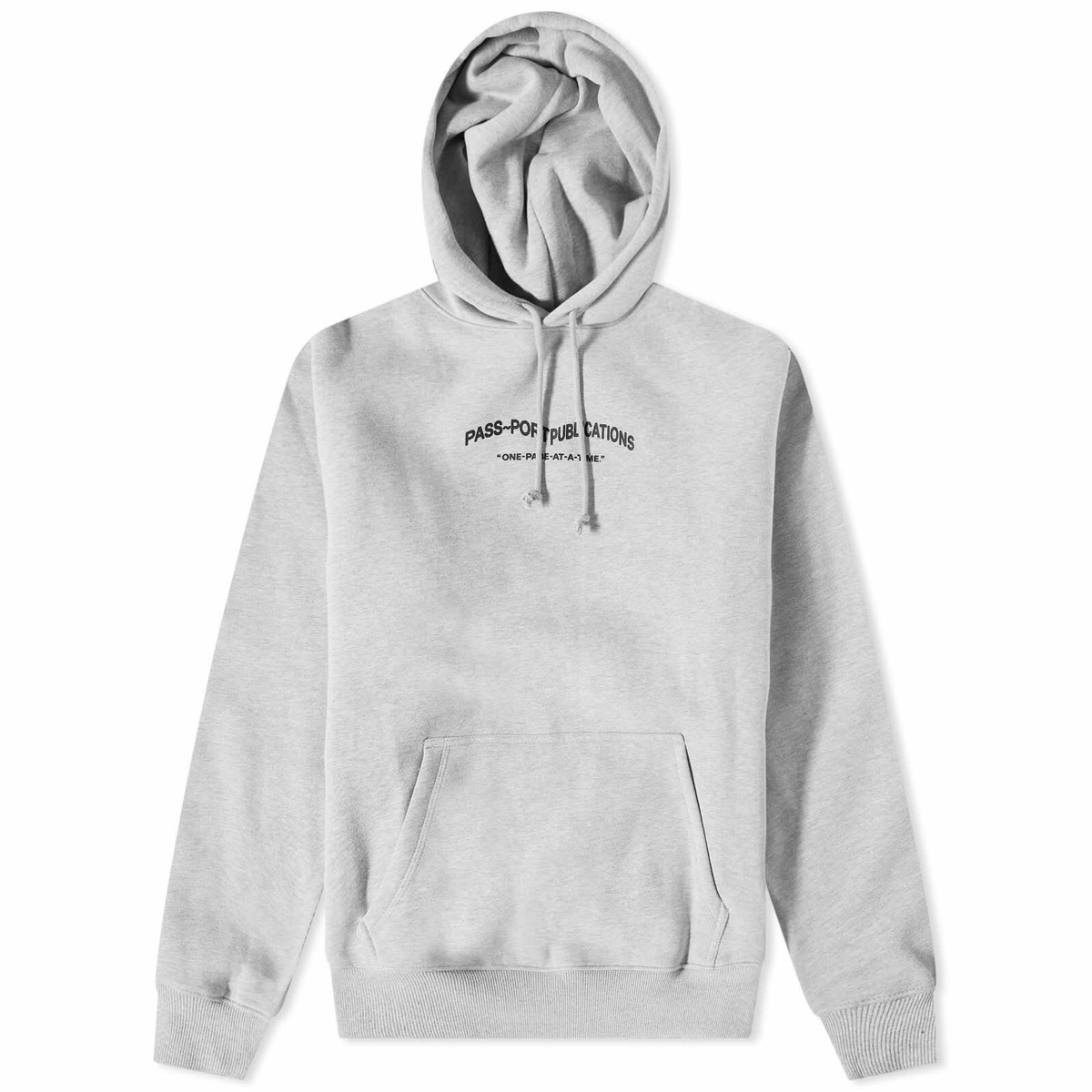 Pass~Port Men's Publish Hoody in Ash Heather