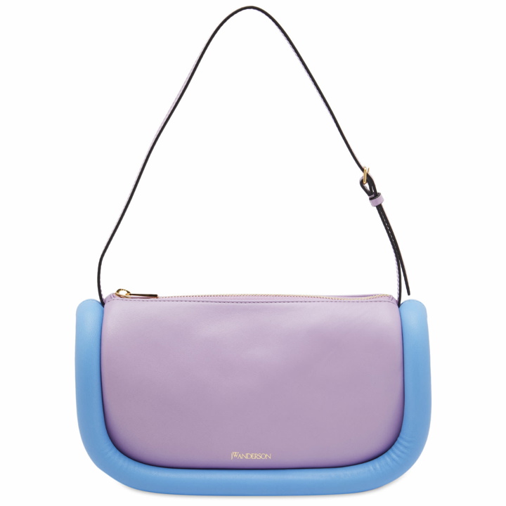 Photo: JW Anderson Women's The Bumper-15 Bag in Lilac/Blue