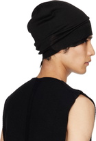Rick Owens Black Concordians Medium Beanie