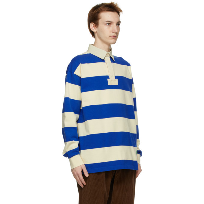 White Web-stripe cotton-jersey polo shirt, Gucci