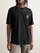 Marant - Hugo Logo-Embroidered Cotton-Jersey T-Shirt - Black