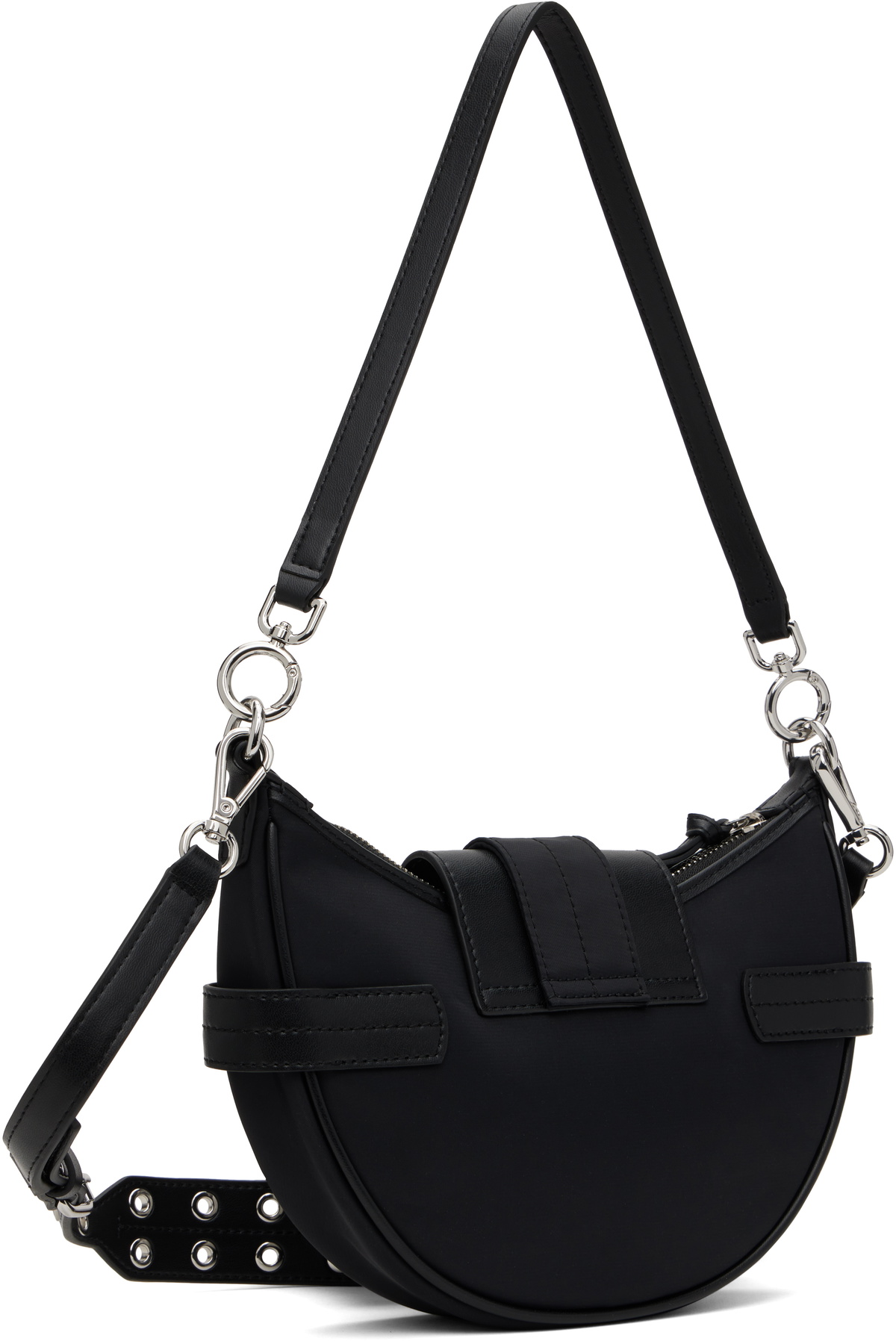 GANNI Black Small Bucky Crossbody Bag