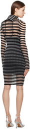 a. roege hove Black & White Ivy Midi Dress