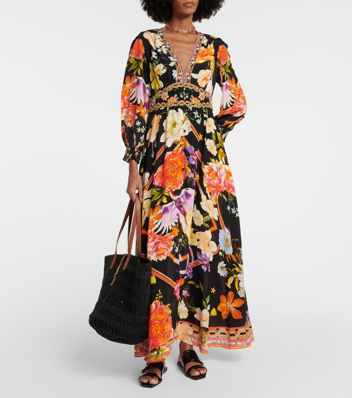 knee length dresses for ladies Camila Maxi Dress – AMUR main image 1