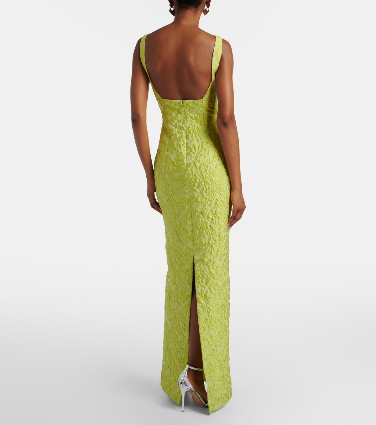 Emilia Wickstead Micheline floral cloqué gown