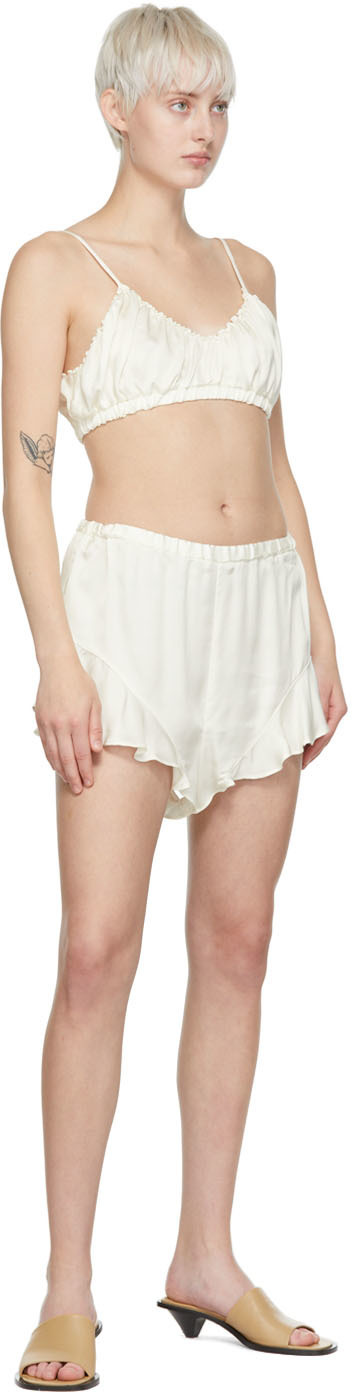 determ; Off-White Collagen Bra