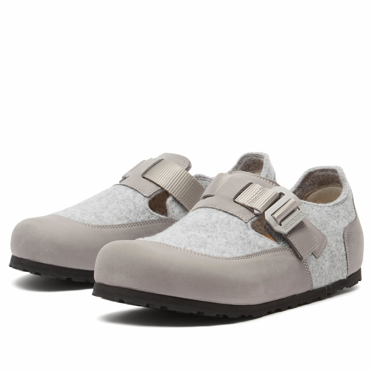 Birkenstock London Nova in Stone Coin Felt