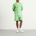 Casablanca Men's Towelling Monogram Short in Green