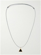 Luis Morais - Gold, Onyx and Cord Necklace