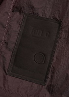 Ten C Skye Panelled Shell Jacket Dark Brown