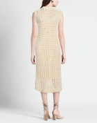 Peserico Womens Midi dress in Beige