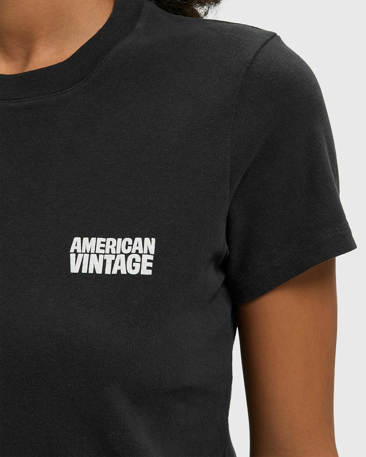 American Vintage YKOBOW Brown Womens Shortsleefe