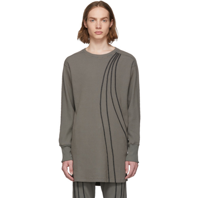 Kiko Kostadinov Grey River Long Sleeve T-Shirt Kiko Kostadinov