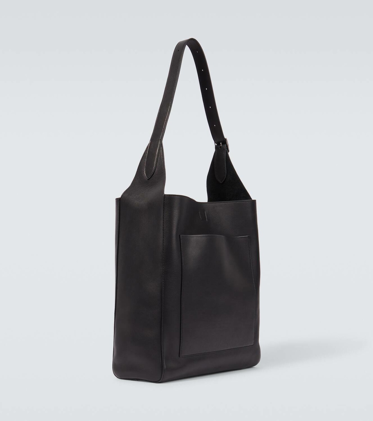 【THE ROW】Blake leather tote bag ウィメンズ 肩掛けバッグ Blake leather tote bag in black - The Row | Mytheresa