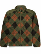RRL - Argyle Fleece Jacket - Multi
