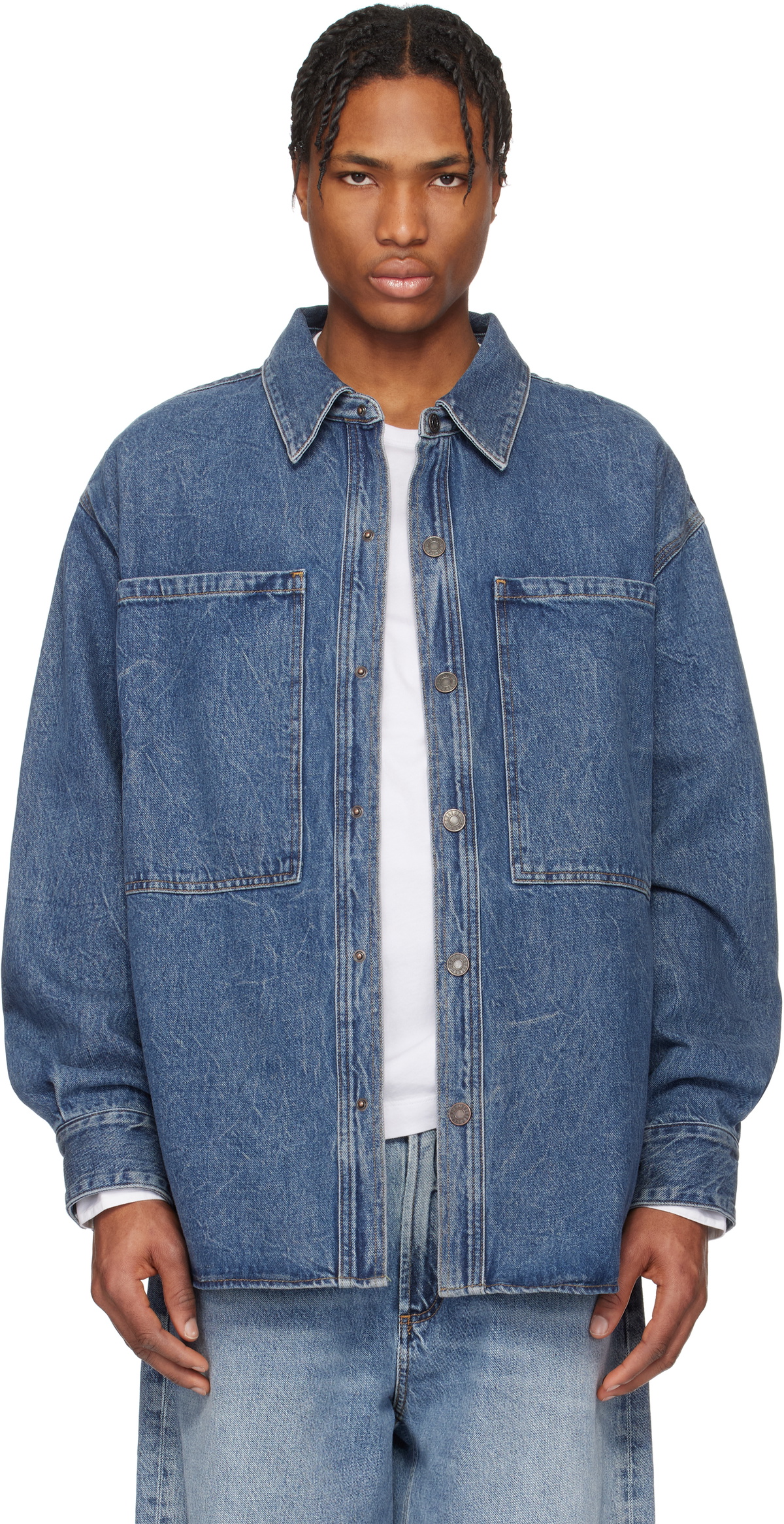 AGOLDE Blue Atticus Denim Jacket