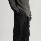 Comme des Garçons Homme Men's Cotton Ripstop Cargo Trousers in Black